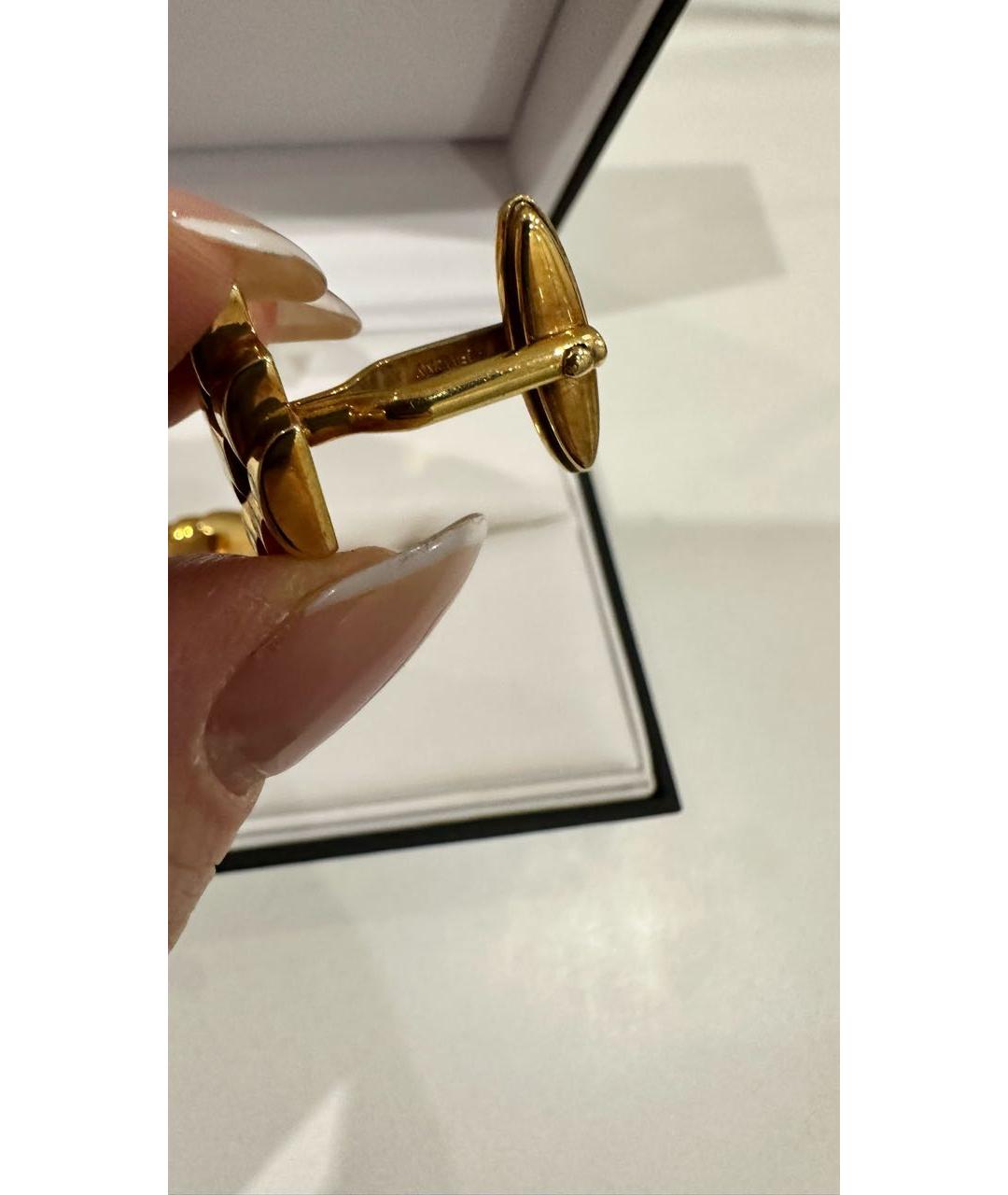 LANVIN Золотые позолоченные запонки, фото 2