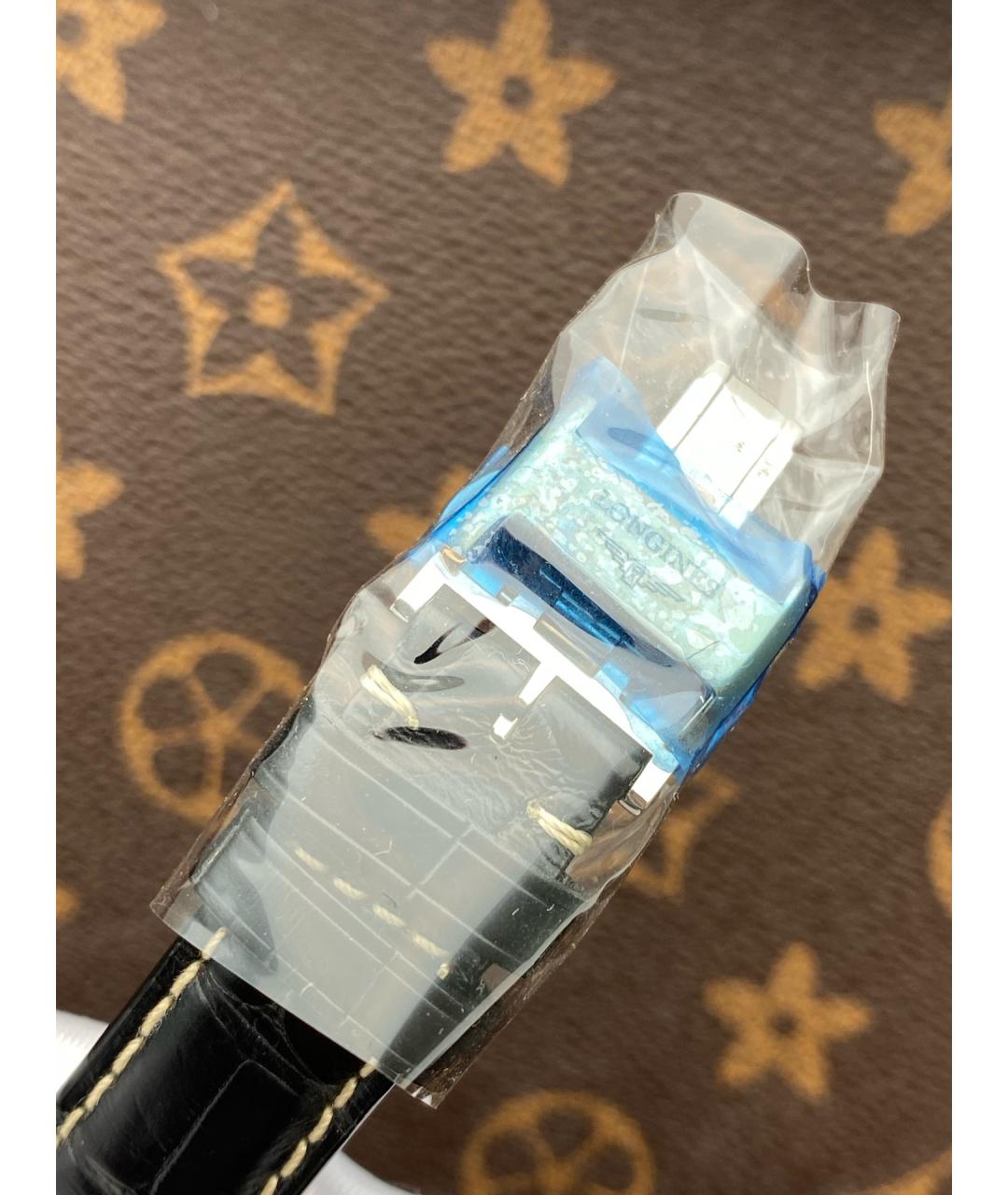 LONGINES Черные металлические часы, фото 7