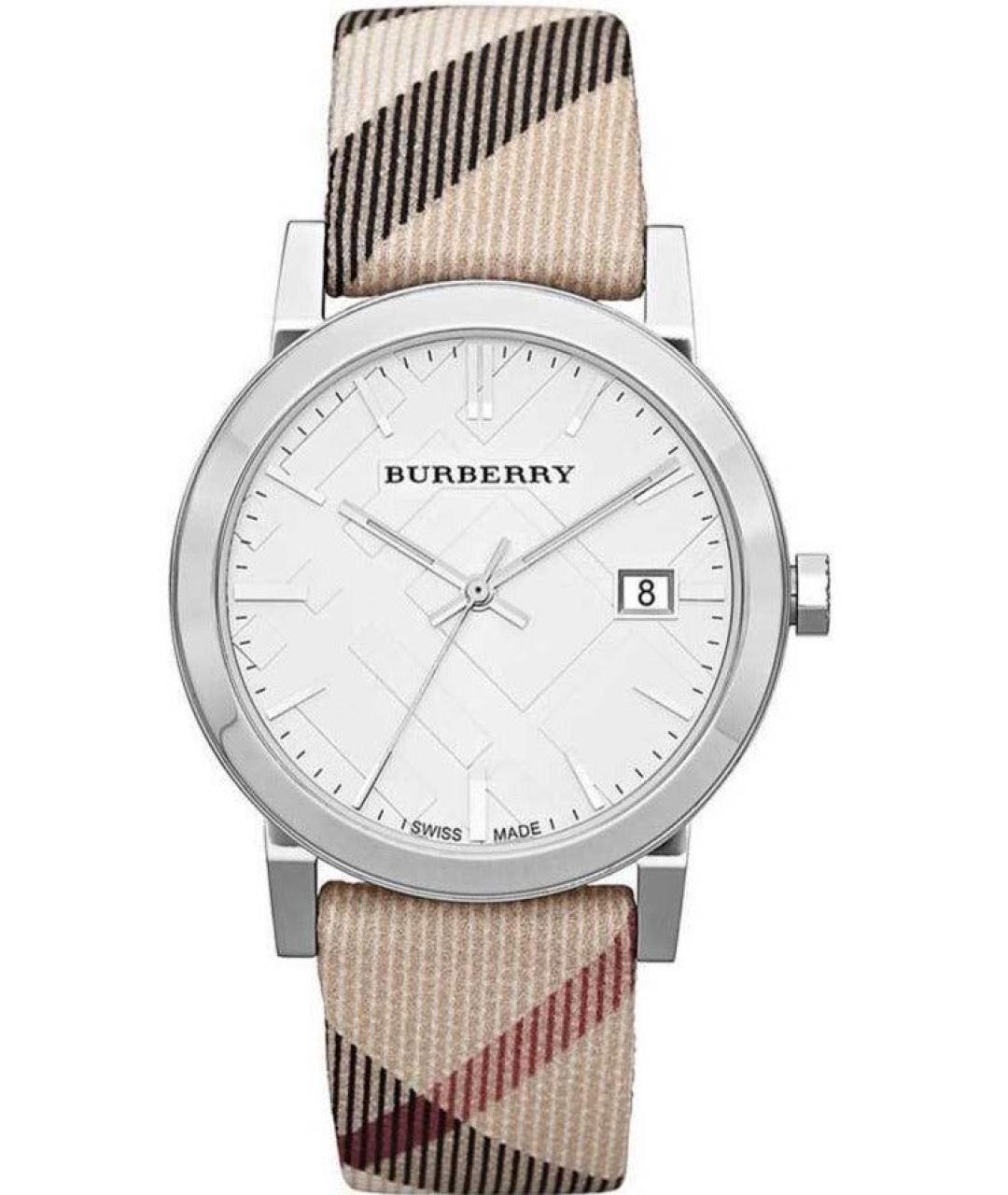 BURBERRY Бежевые кожаные часы, фото 1