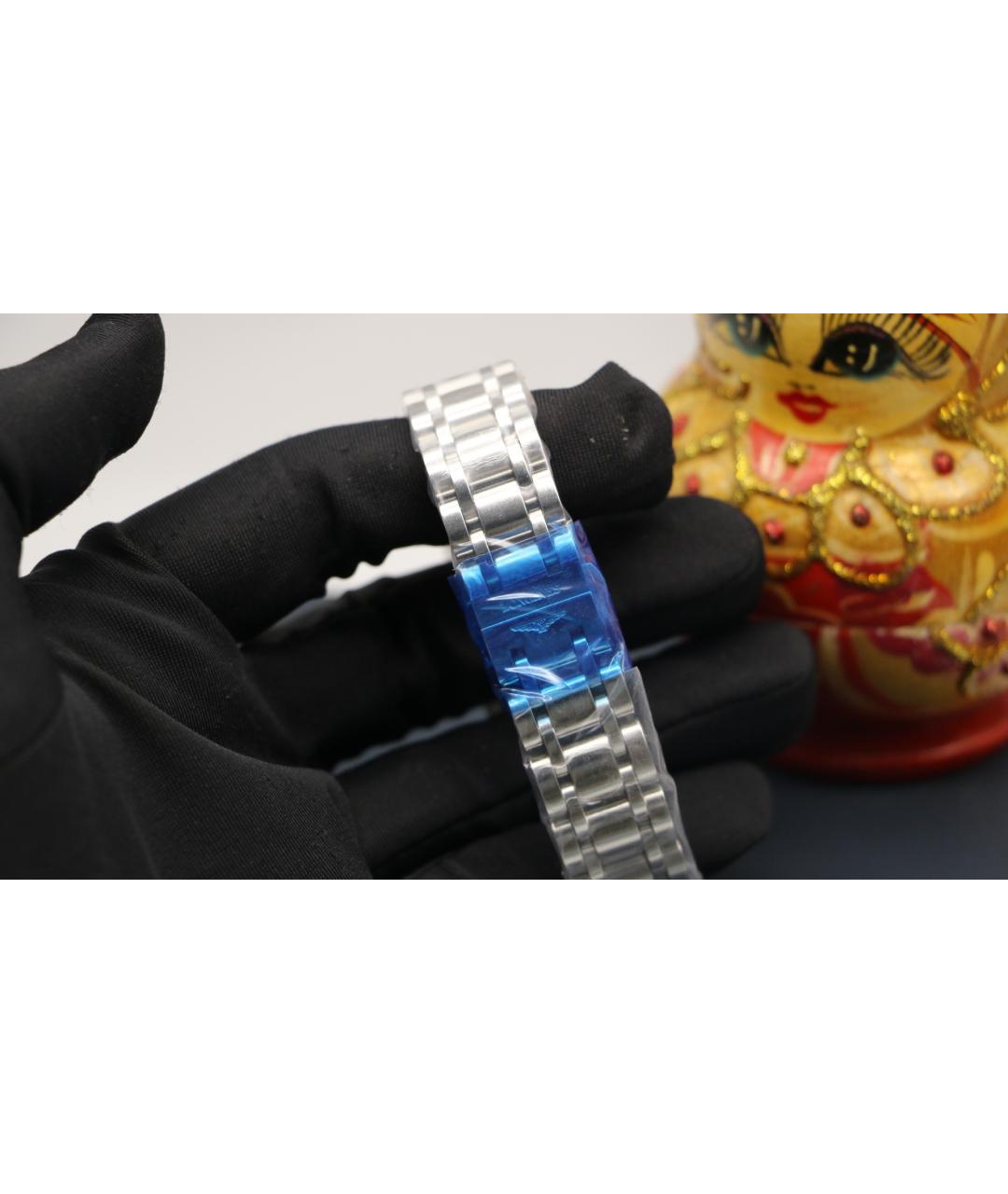 LONGINES Белые металлические часы, фото 4