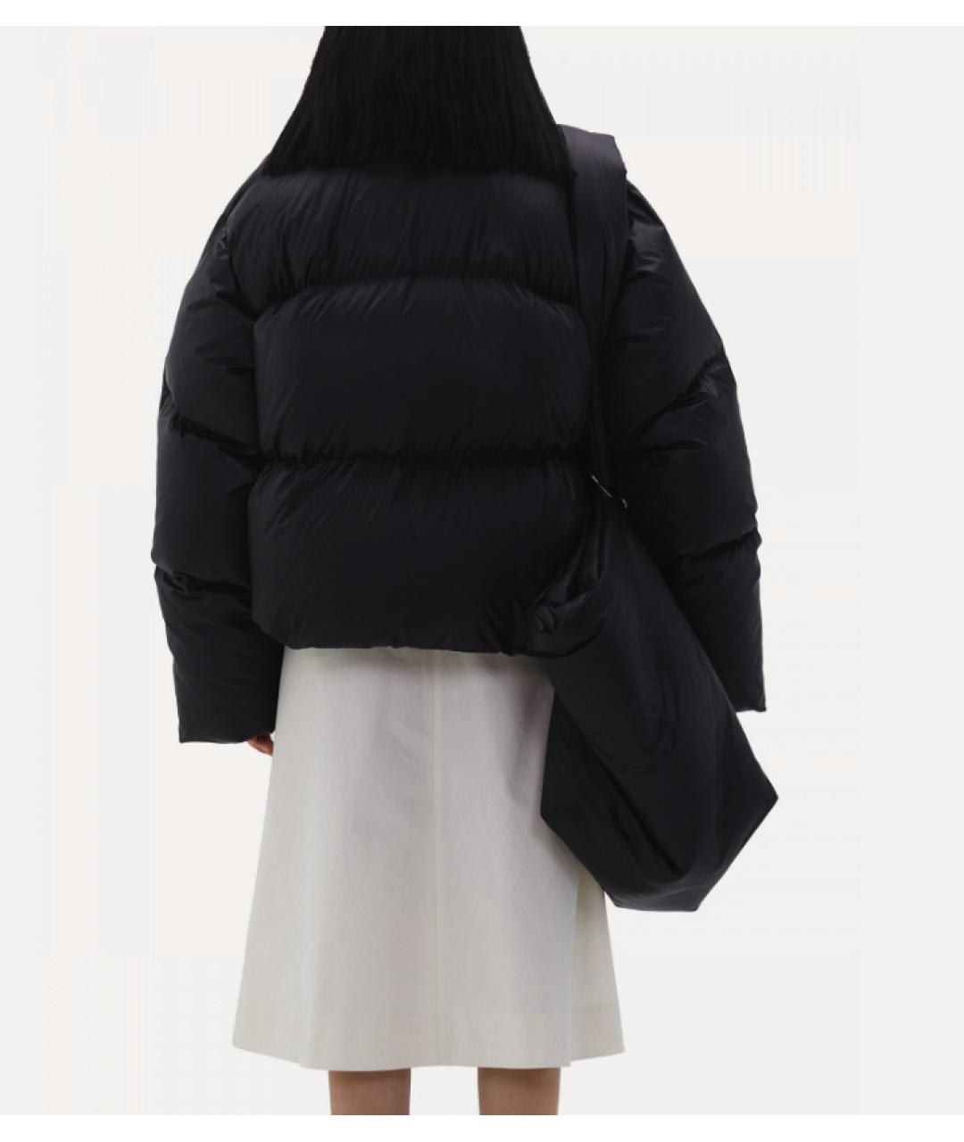 LOW CLASSIC Черный полиэстеровый пуховик, фото 4