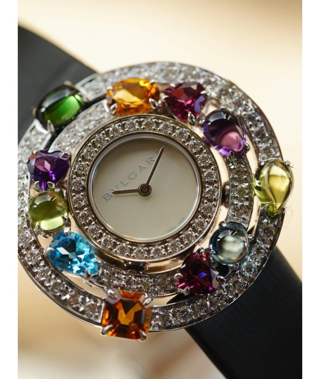 BVLGARI Белые часы из белого золота, фото 5