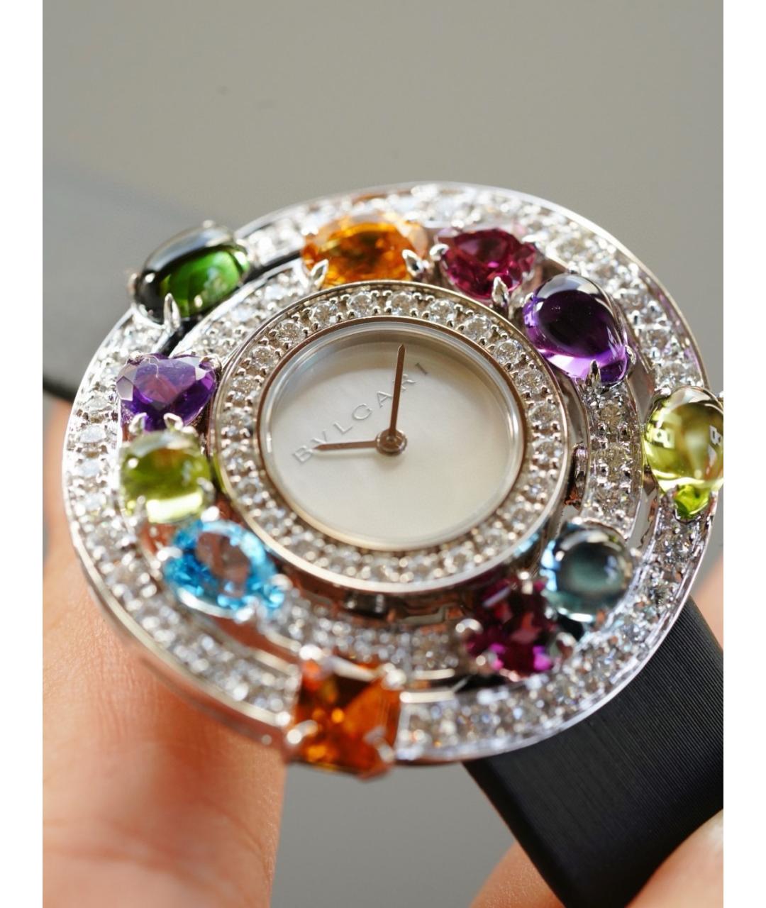 BVLGARI Белые часы из белого золота, фото 2