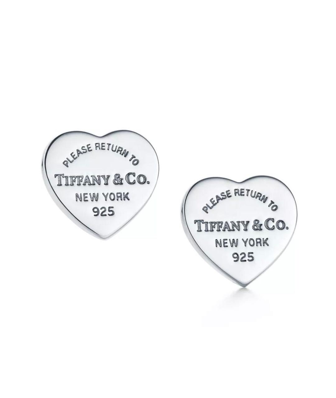 TIFFANY&CO Серебряные серебряные серьги, фото 5
