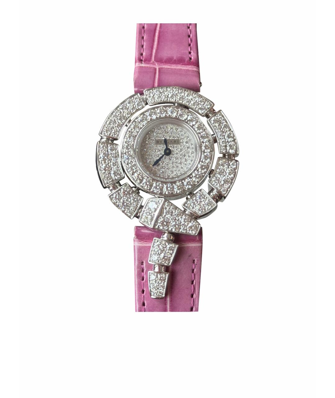 BVLGARI Белые часы из белого золота, фото 1