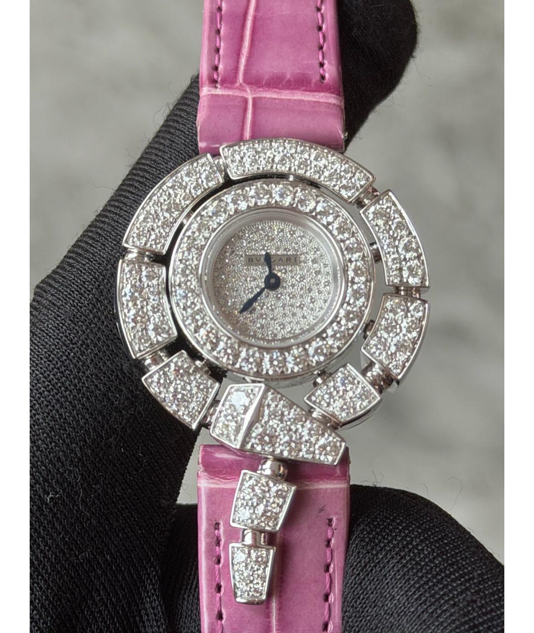 BVLGARI Белые часы из белого золота, фото 6