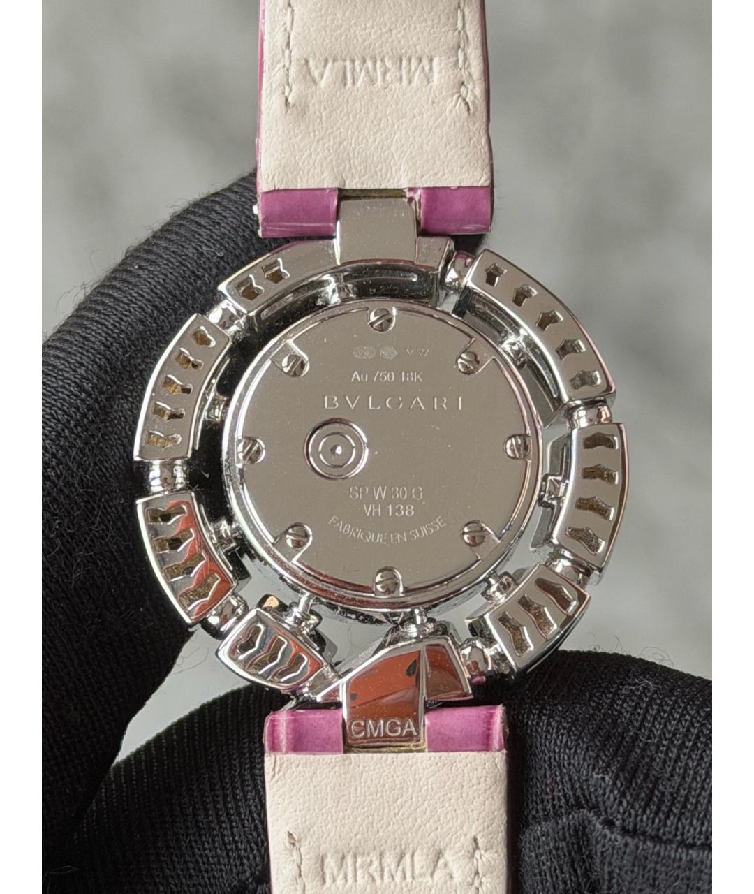 BVLGARI Белые часы из белого золота, фото 5