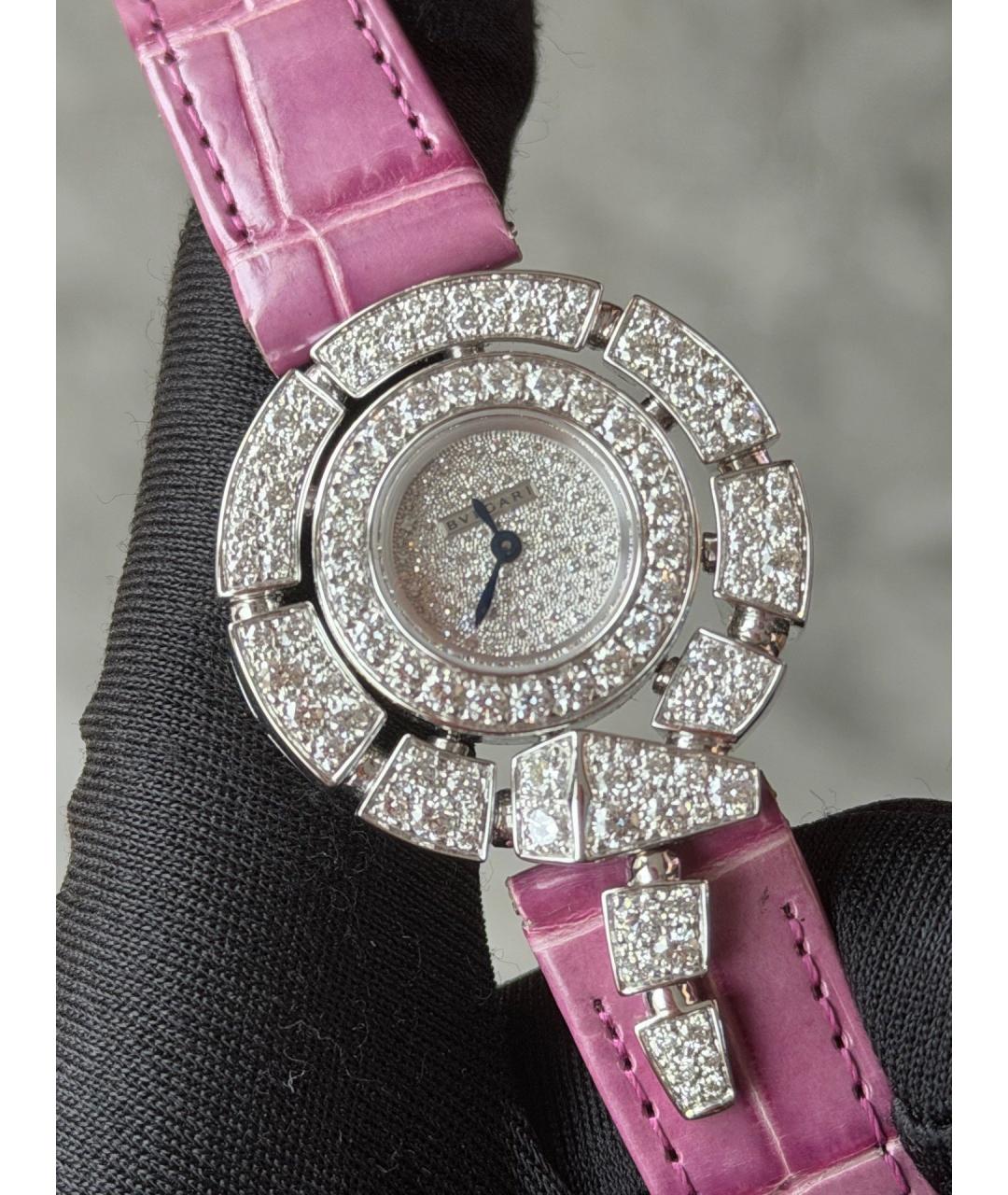 BVLGARI Белые часы из белого золота, фото 2