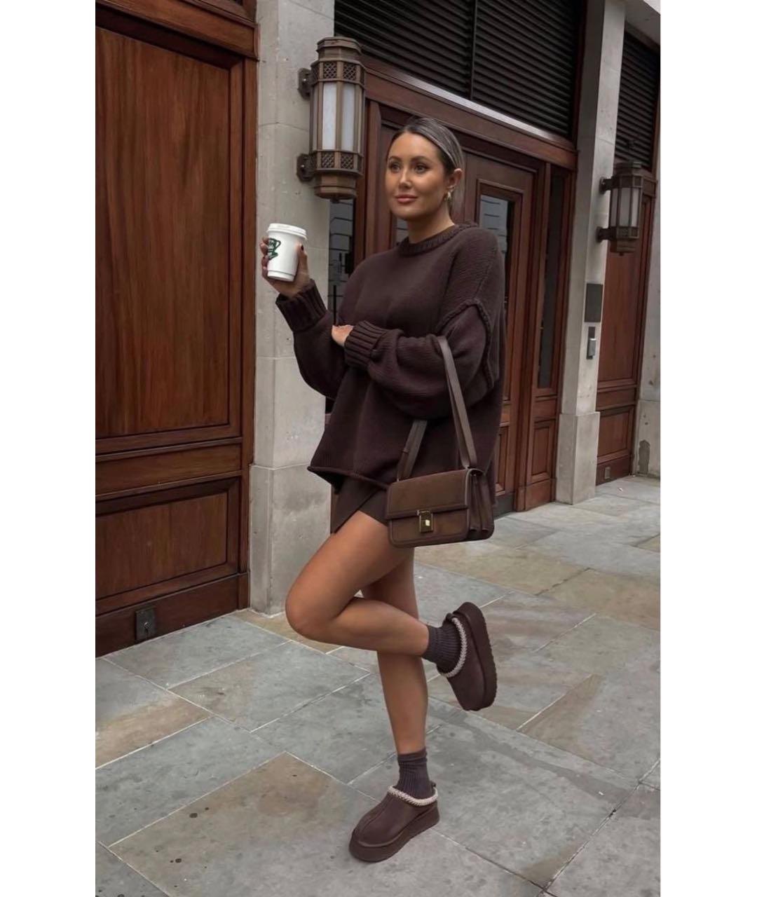 UGG AUSTRALIA Коричневые замшевые ботинки, фото 3