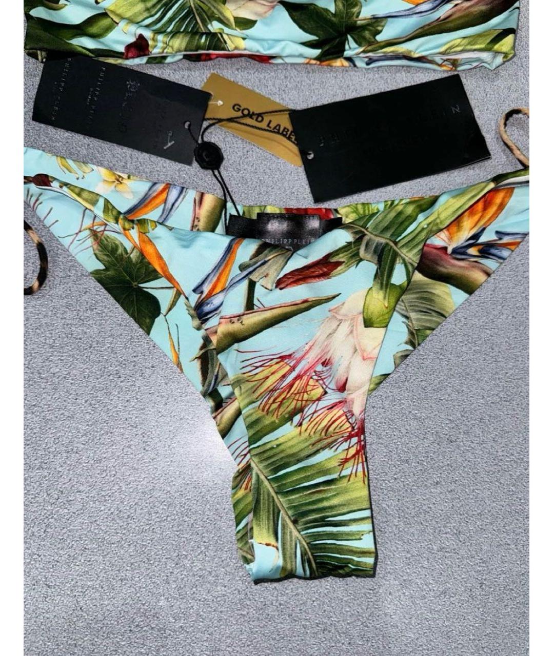 PHILIPP PLEIN Мульти полиэстеровый купальник, фото 6