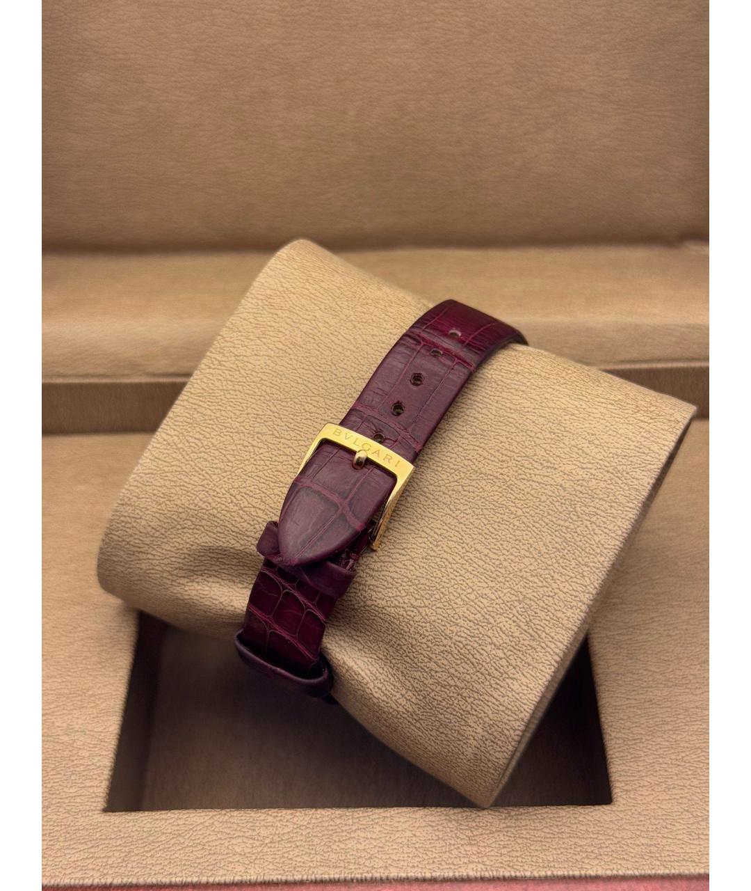 BVLGARI Белые часы из розового золота, фото 5