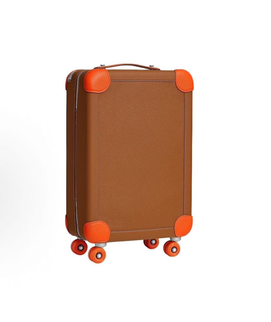 HERMES Коричневый чемодан, фото 2