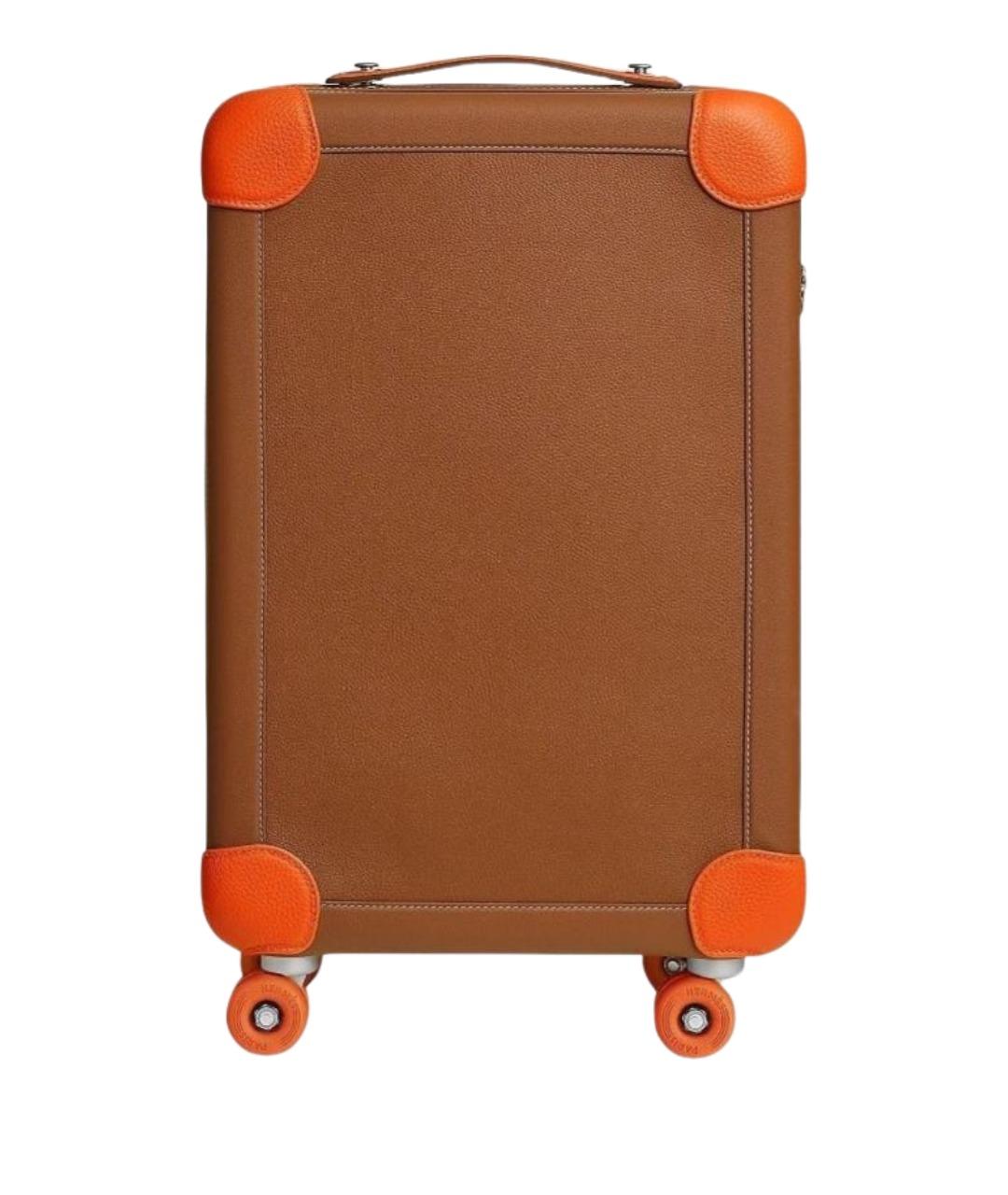 HERMES Коричневый чемодан, фото 1