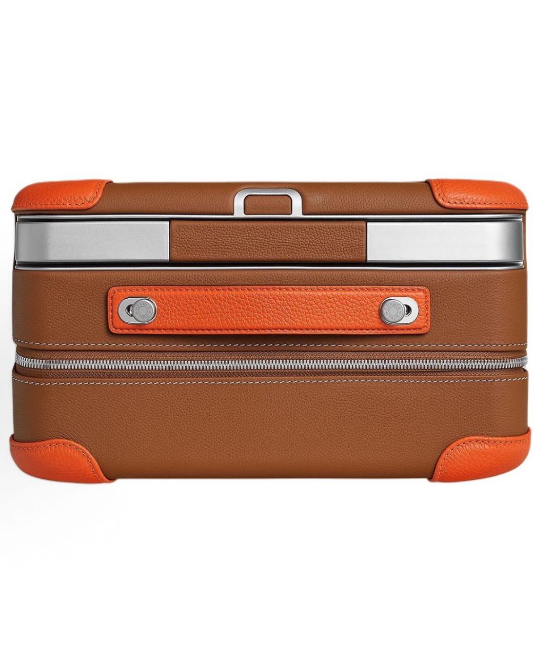 HERMES Коричневый чемодан, фото 4
