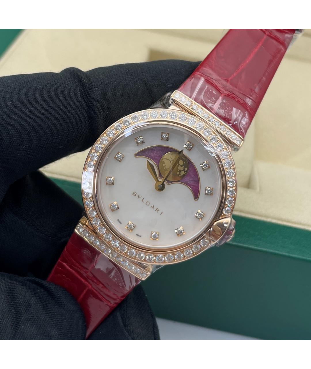 BVLGARI Белые металлические часы, фото 2