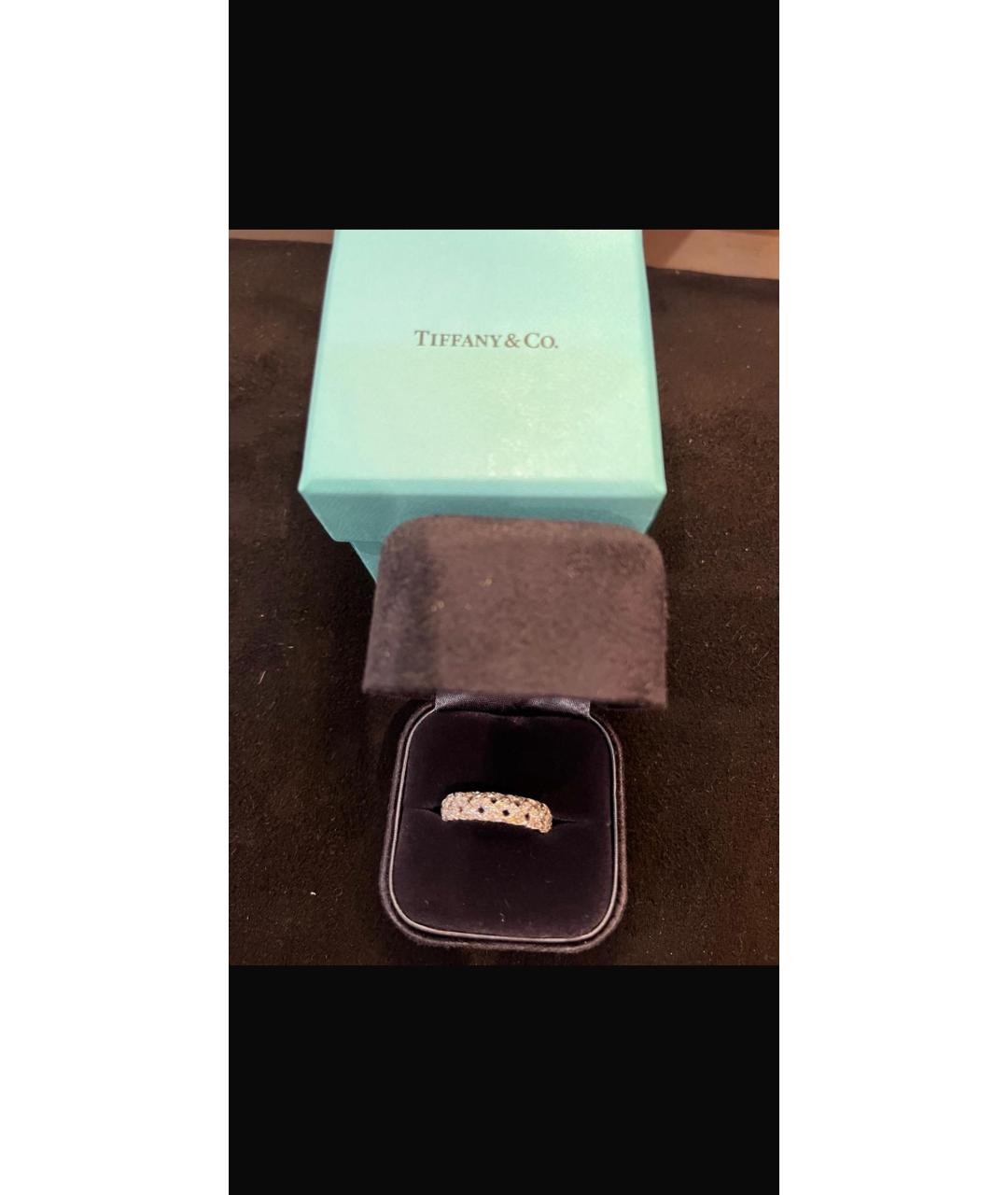 TIFFANY&CO Белое платиновое кольцо, фото 4