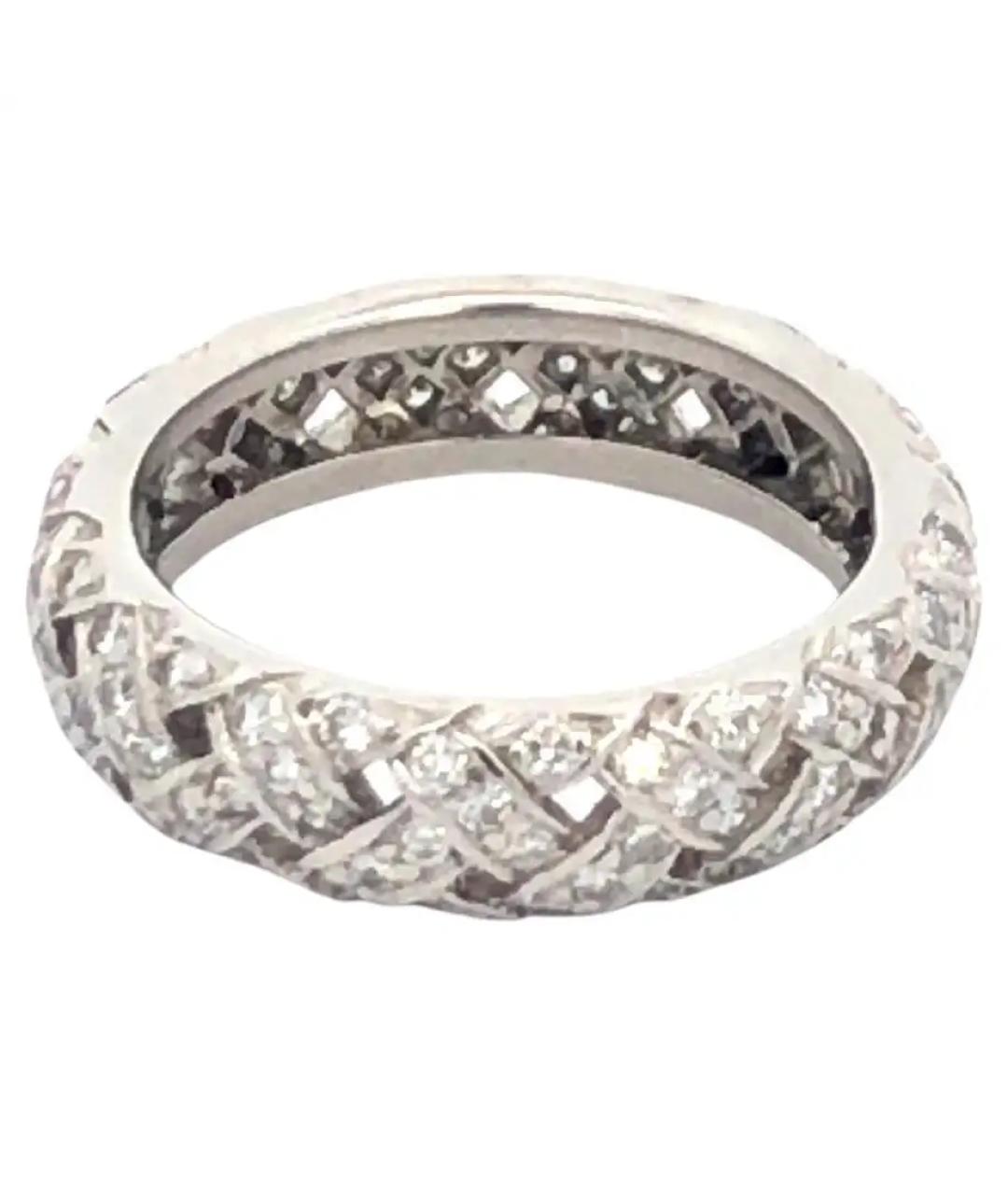 TIFFANY&CO Белое платиновое кольцо, фото 1