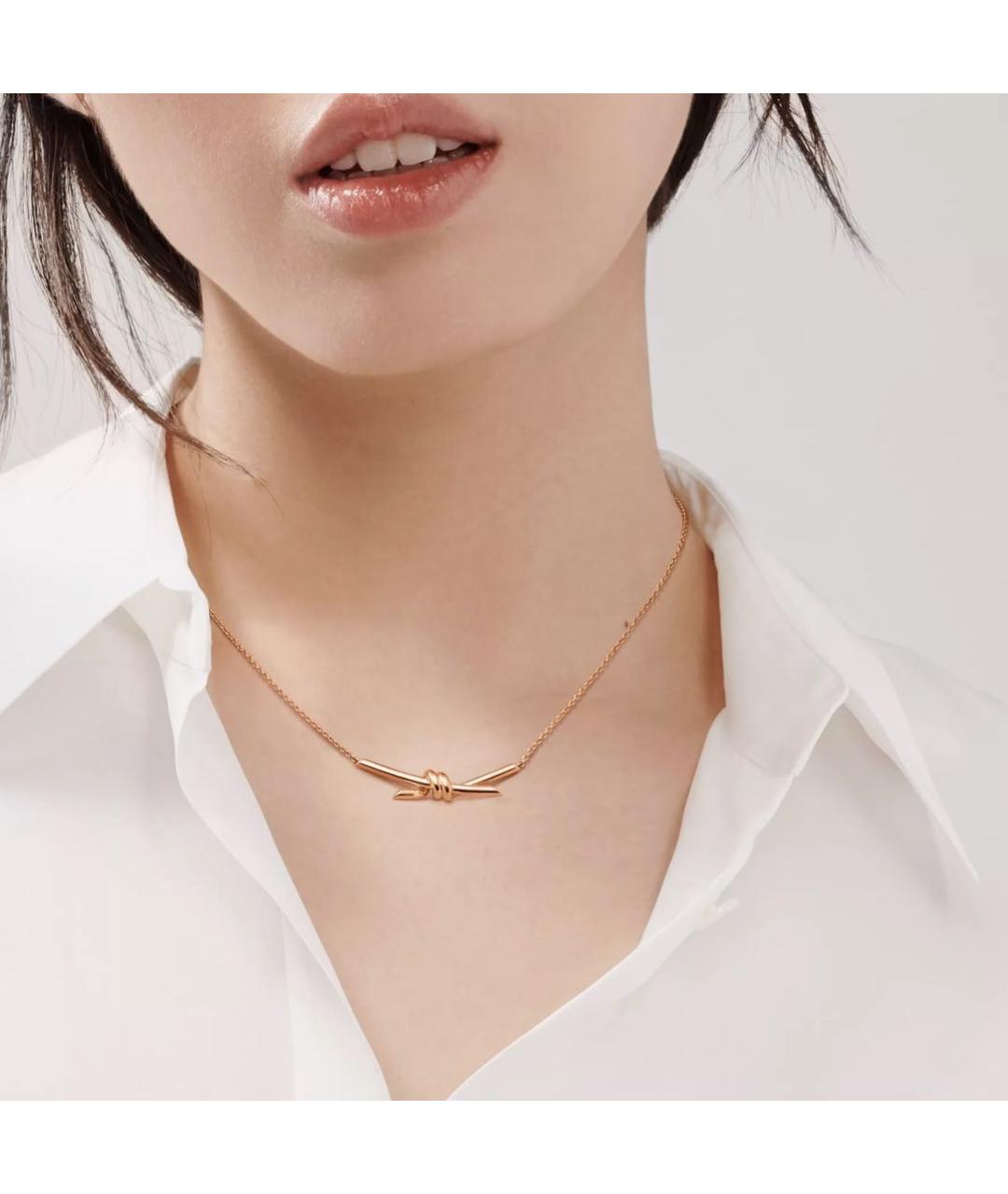 TIFFANY&CO Золотая подвеска из розового золота, фото 2