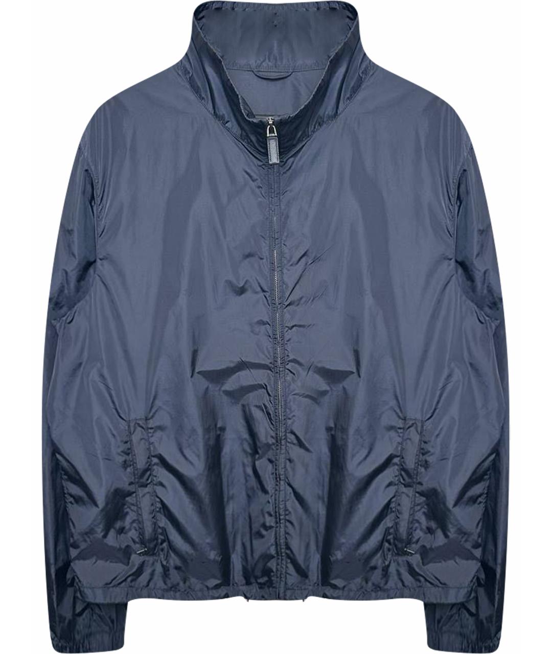 PRADA Синяя полиамидовая куртка, фото 1