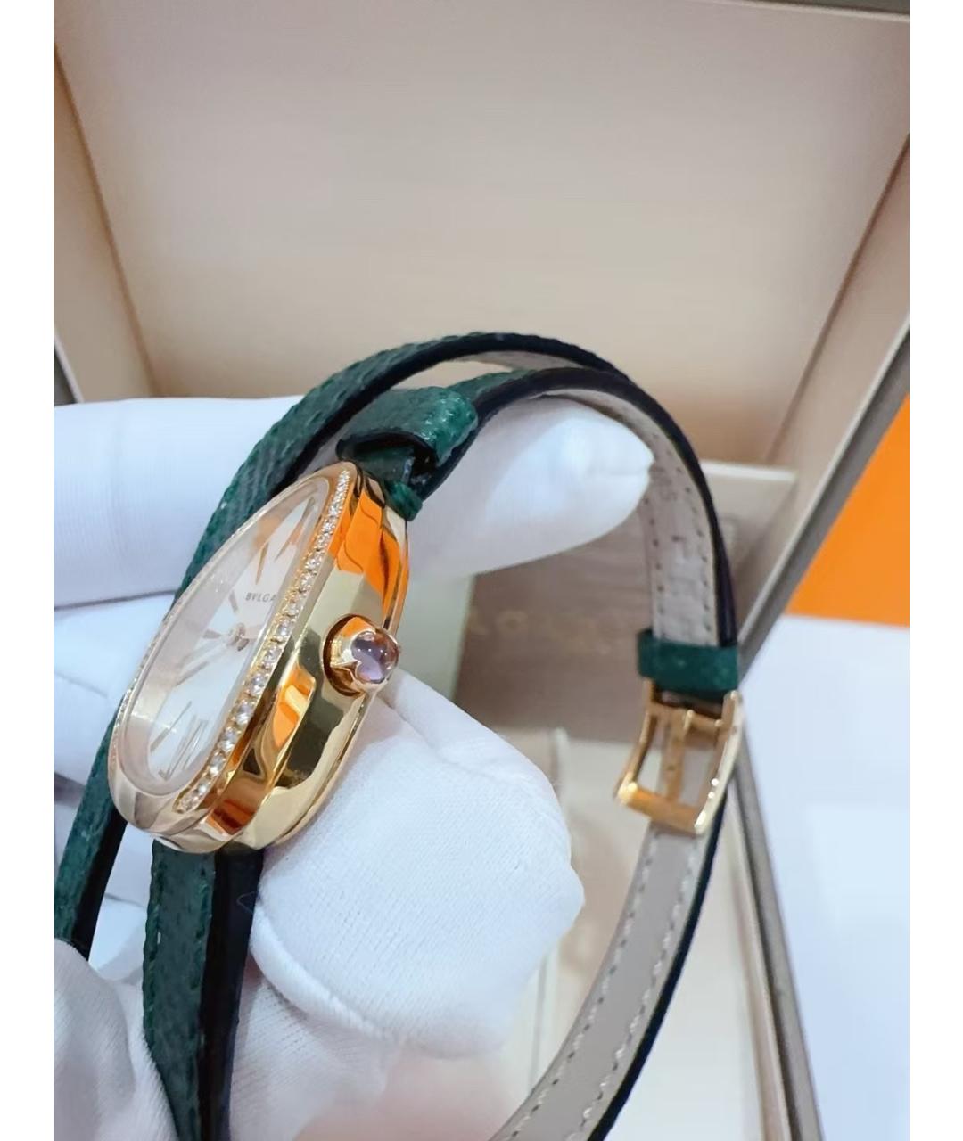 BVLGARI Белые металлические часы, фото 6