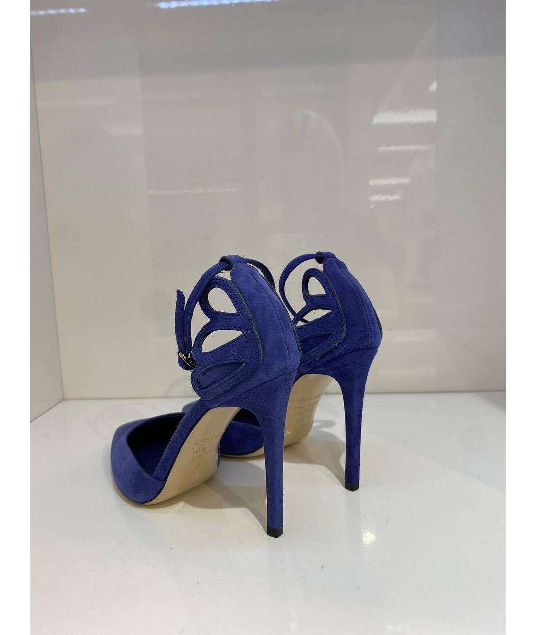 LE SILLA Синие замшевые туфли, фото 3