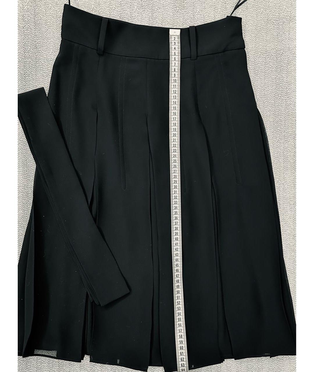 BURBERRY Черная юбка миди, фото 3