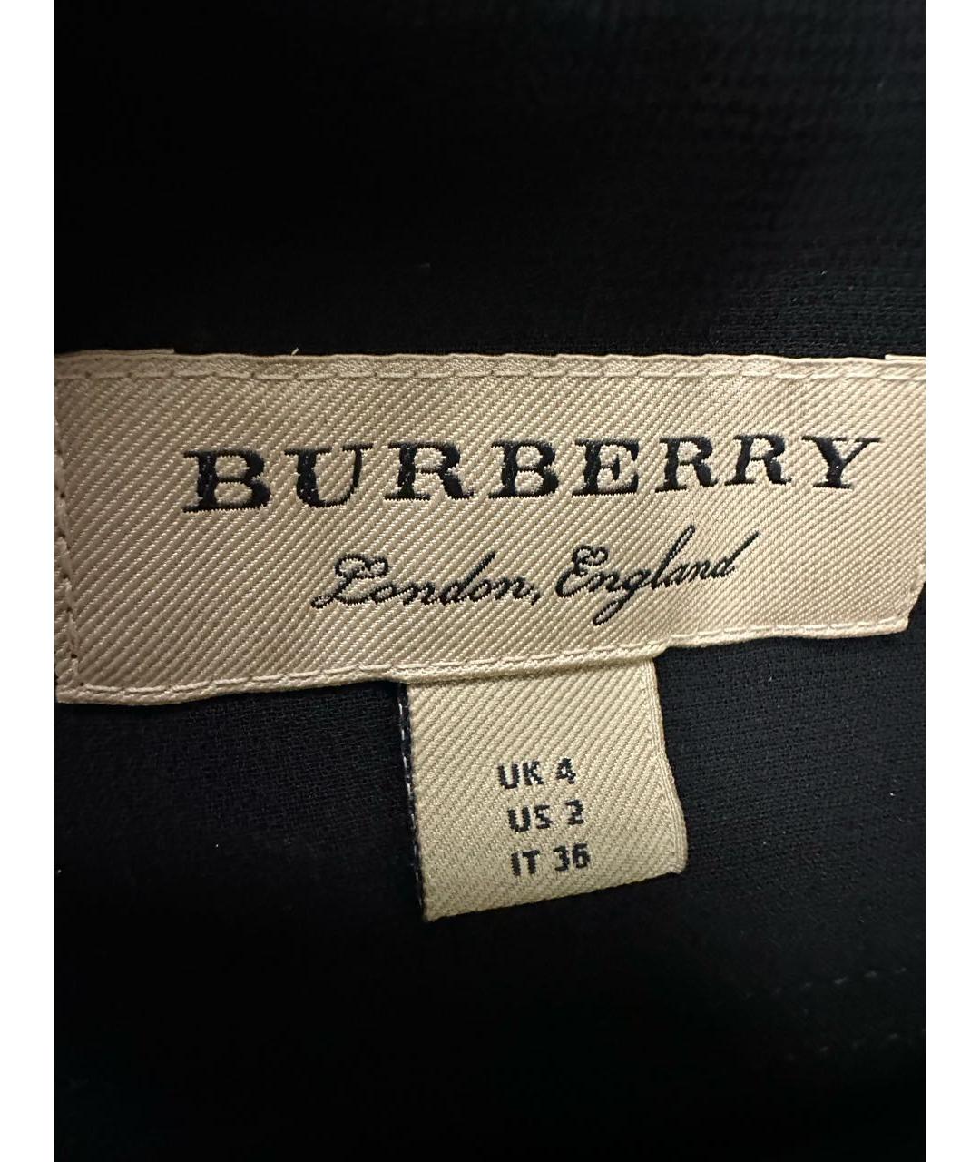 BURBERRY Черная юбка миди, фото 4