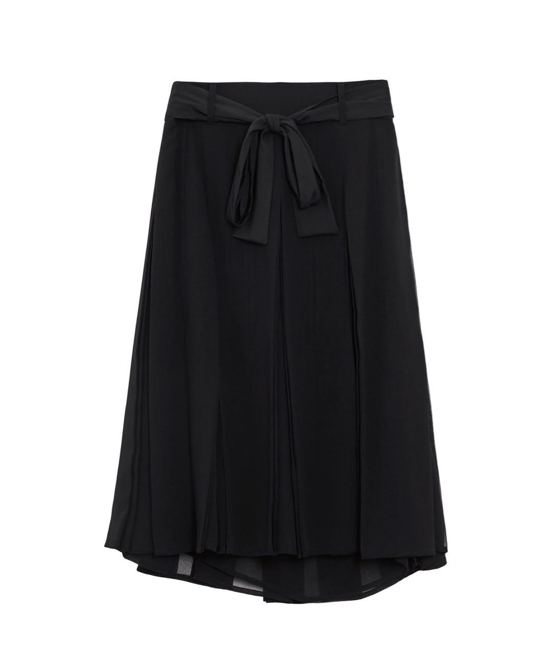 BURBERRY Черная юбка миди, фото 6