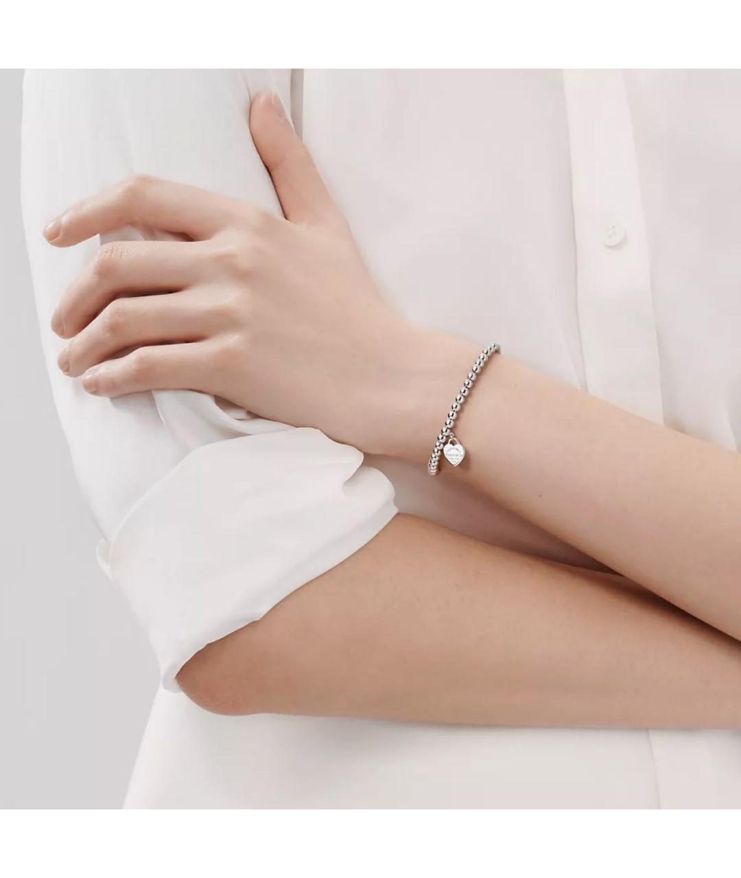TIFFANY&CO Серебрянный серебряный браслет, фото 2