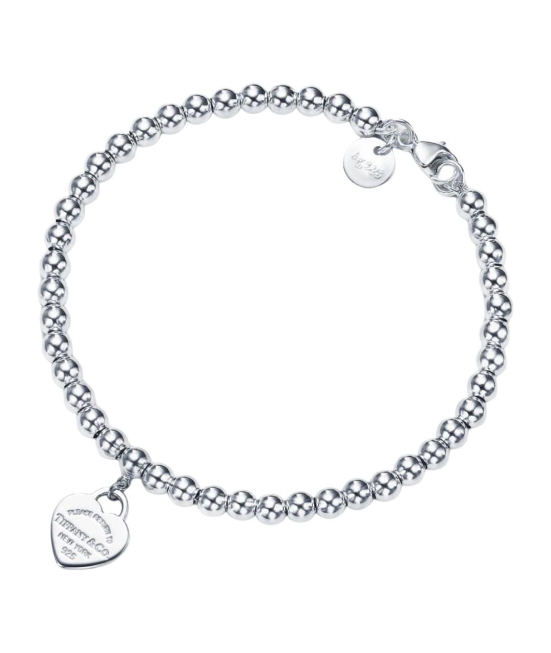 TIFFANY&CO Серебрянный серебряный браслет, фото 7
