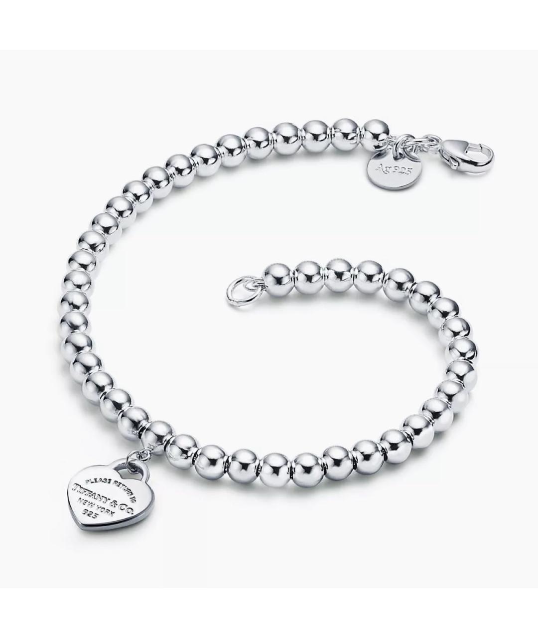 TIFFANY&CO Серебрянный серебряный браслет, фото 4