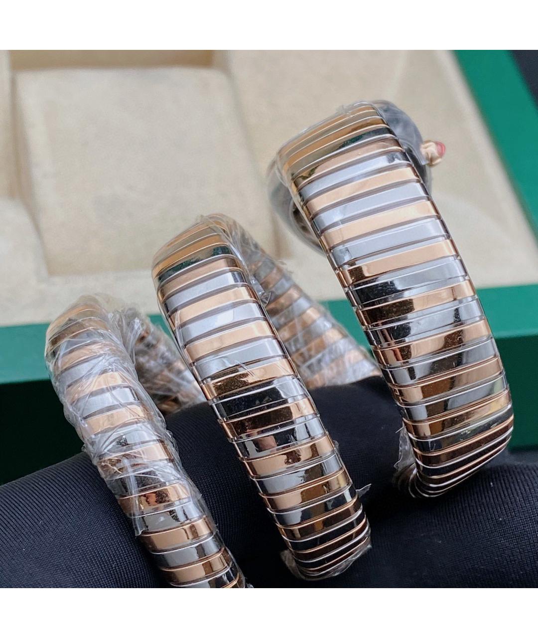 BVLGARI Зеленые металлические часы, фото 2