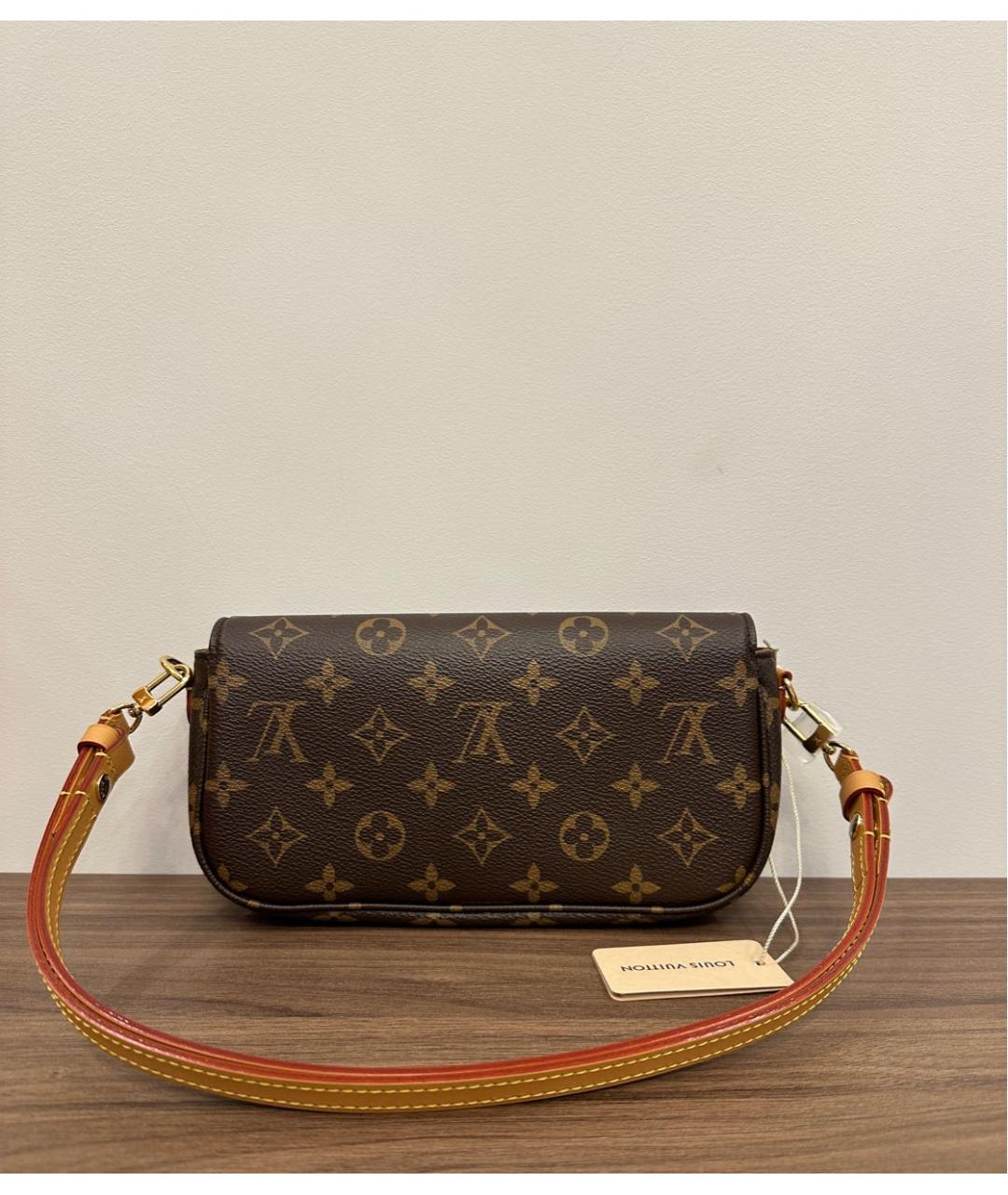 LOUIS VUITTON Коричневая сумка через плечо, фото 3