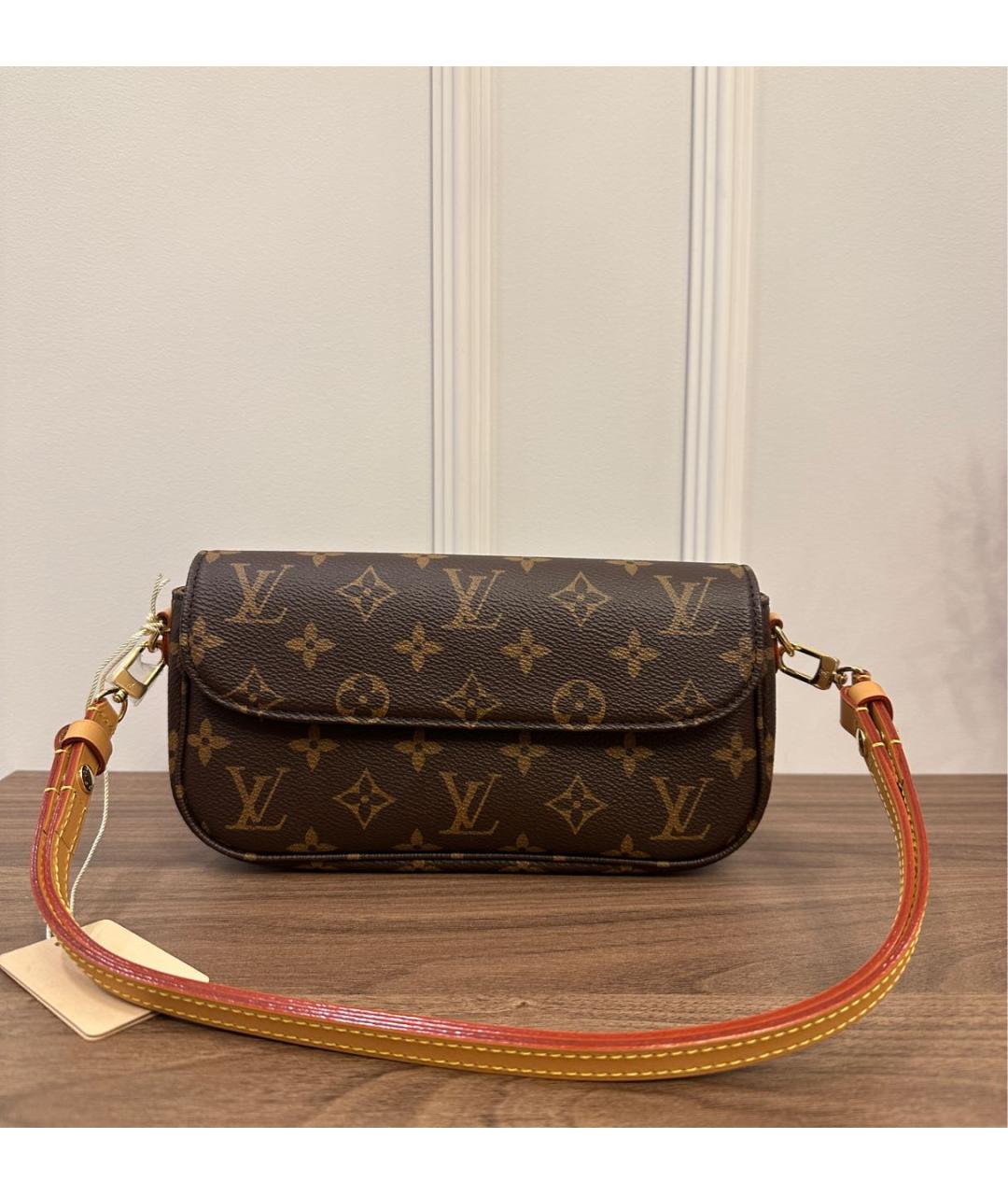 LOUIS VUITTON Коричневая сумка через плечо, фото 5