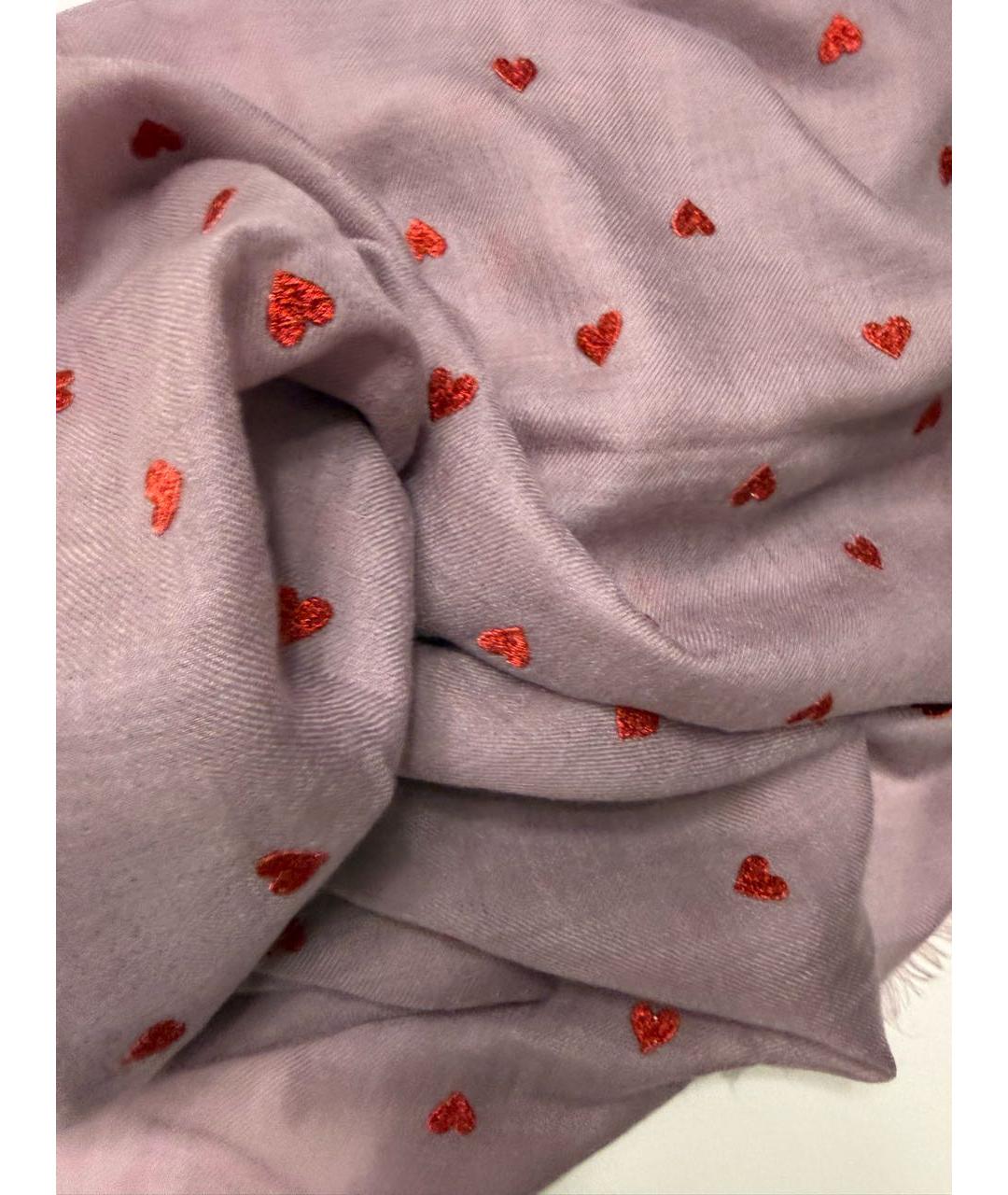 GUCCI Розовый кашемировый платок, фото 3