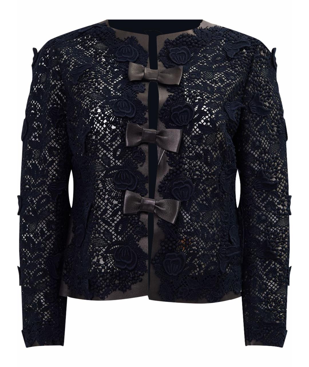 VALENTINO Темно-синий кашемировый жакет/пиджак, фото 1