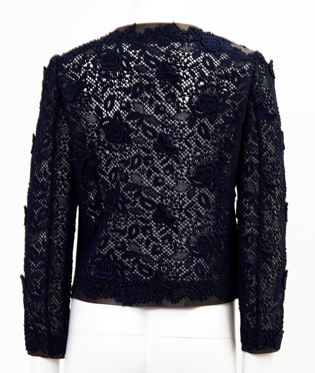 VALENTINO Темно-синий кашемировый жакет/пиджак, фото 2