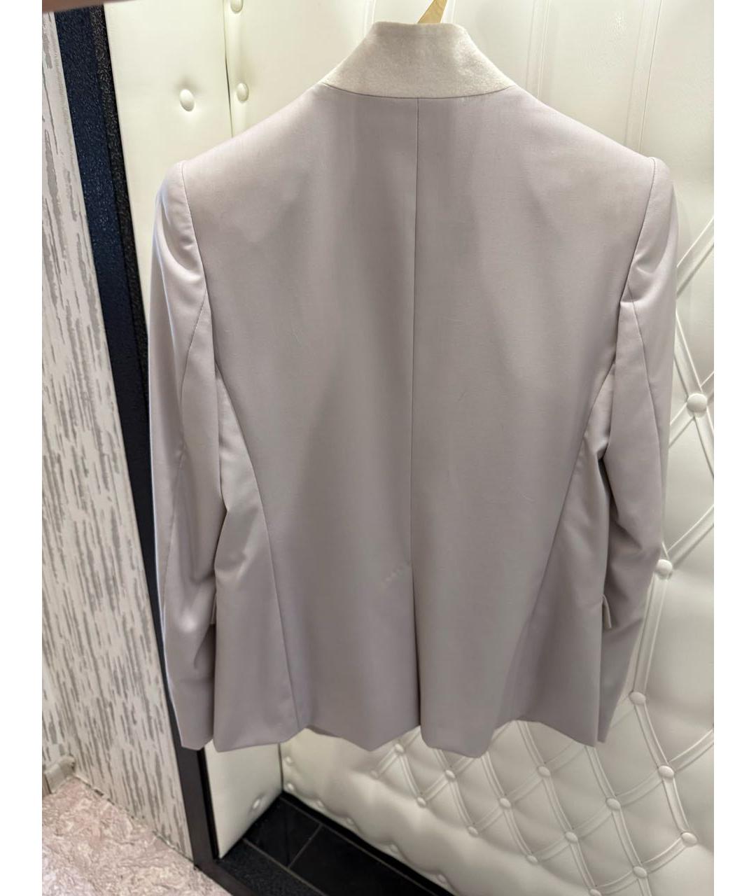 STELLA MCCARTNEY Серый хлопковый жакет/пиджак, фото 2