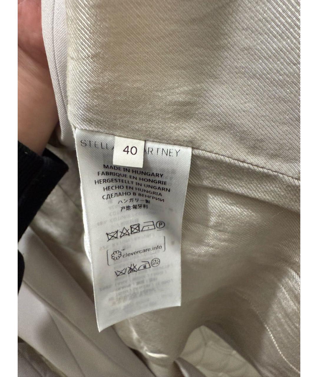 STELLA MCCARTNEY Серый хлопковый жакет/пиджак, фото 8