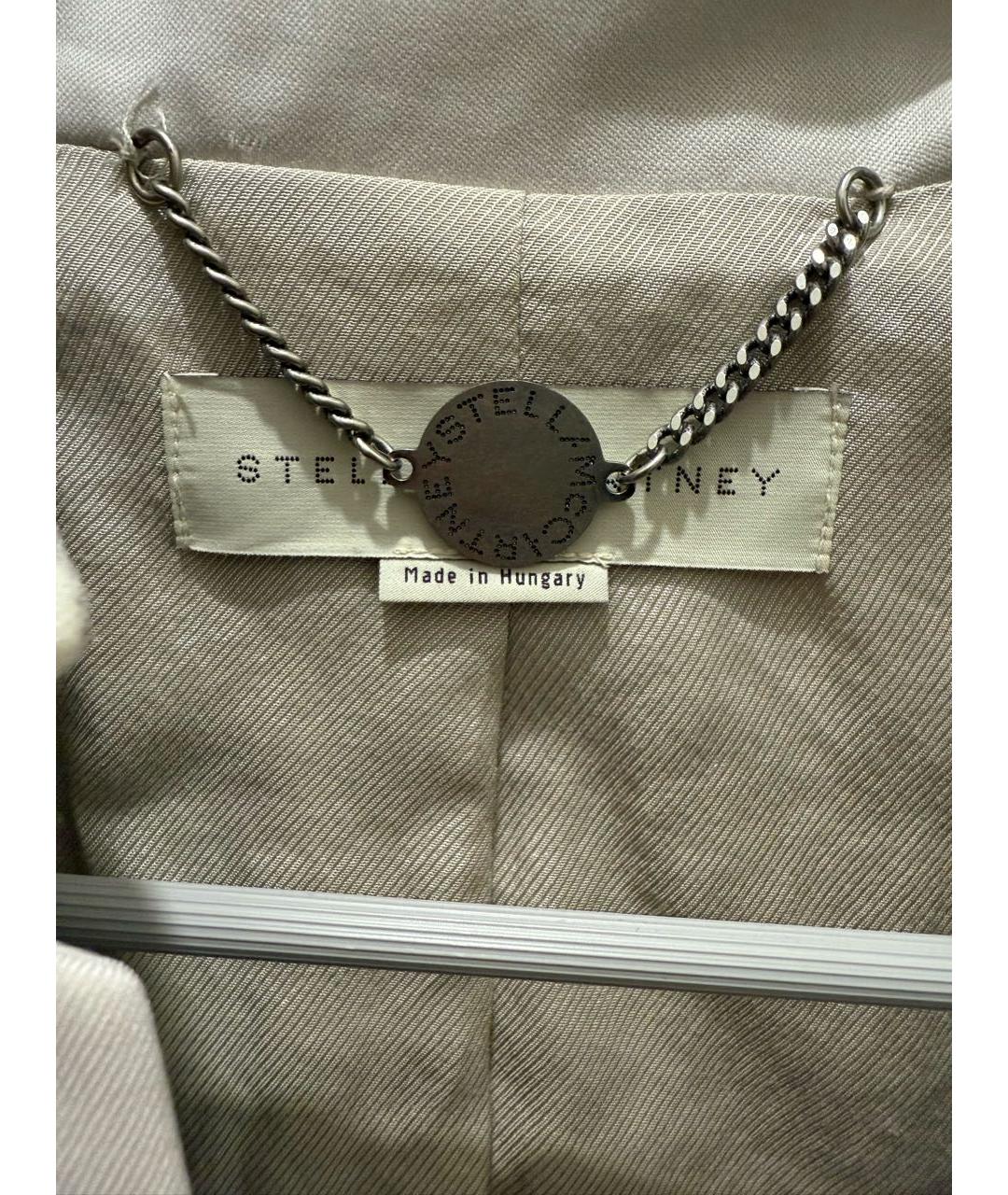 STELLA MCCARTNEY Серый хлопковый жакет/пиджак, фото 3