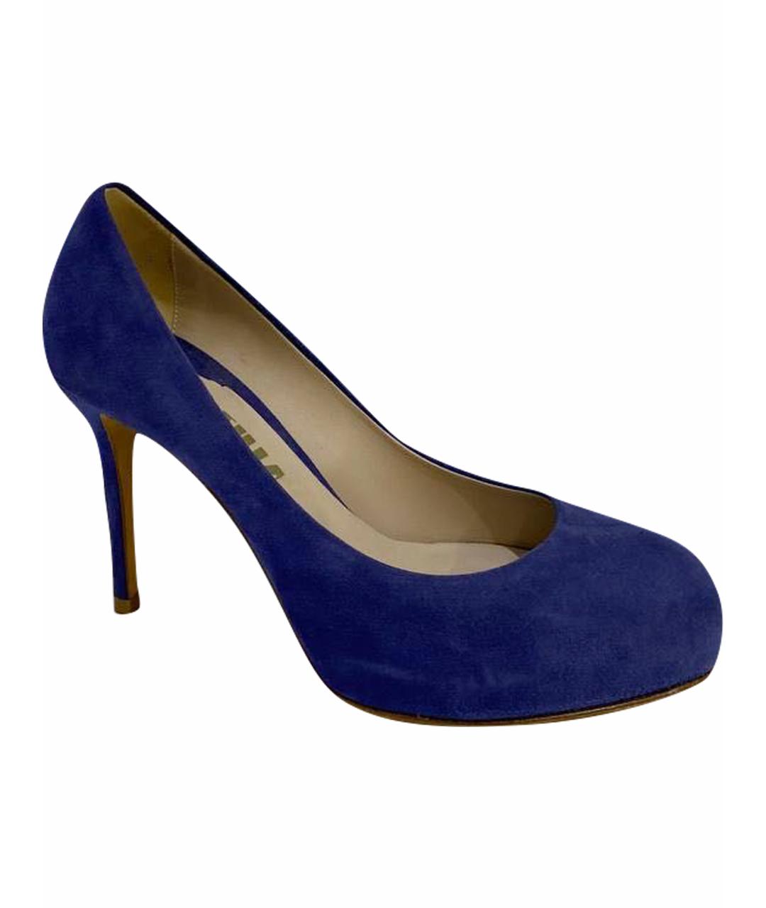 LE SILLA Синие замшевые туфли, фото 1