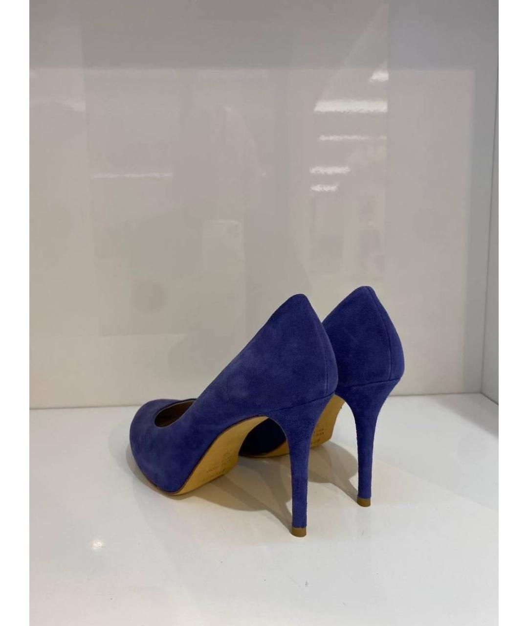 LE SILLA Синие замшевые туфли, фото 3