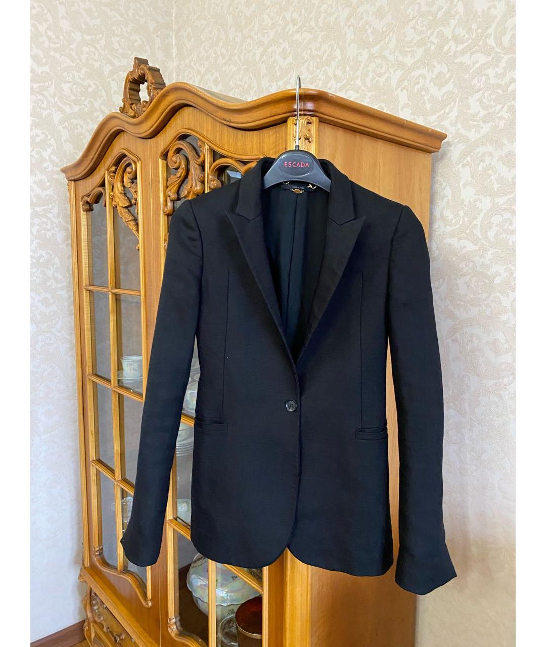 GUCCI Черный льняной жакет/пиджак, фото 9