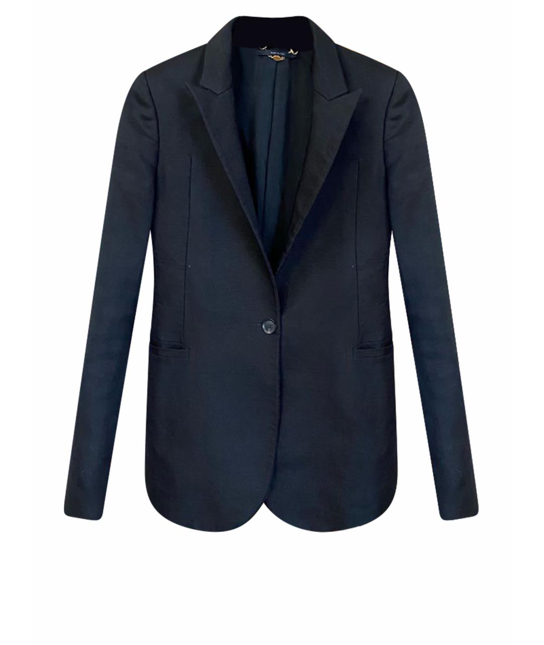 GUCCI Черный льняной жакет/пиджак, фото 1