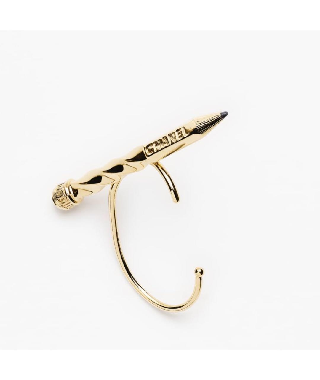 CHANEL Золотые серьги, фото 2