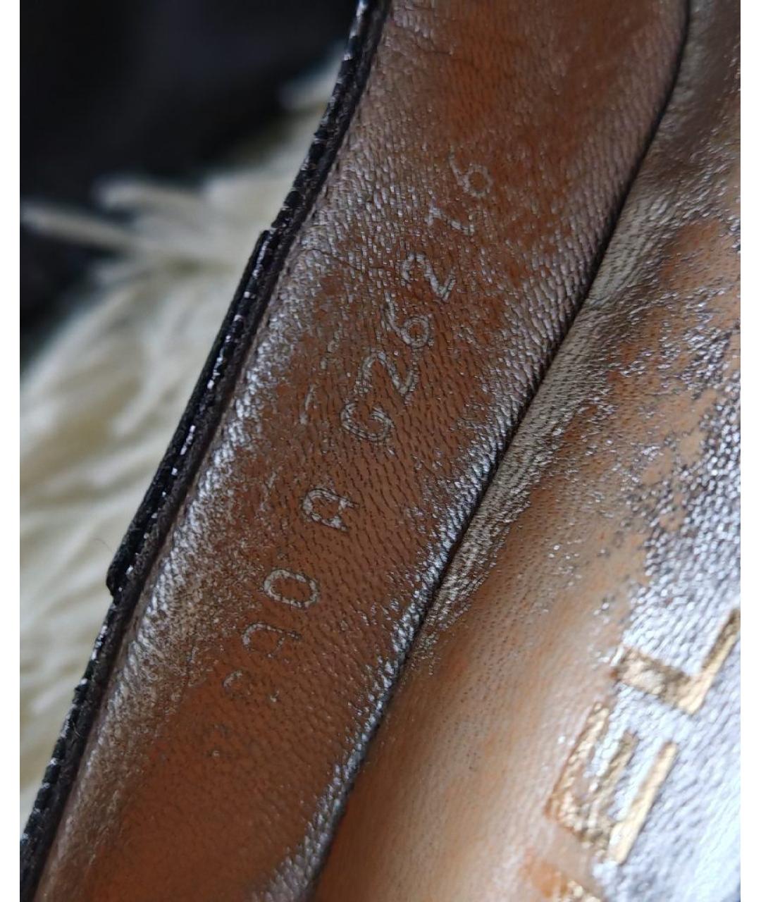 CHANEL Черные туфли из лакированной кожи, фото 8