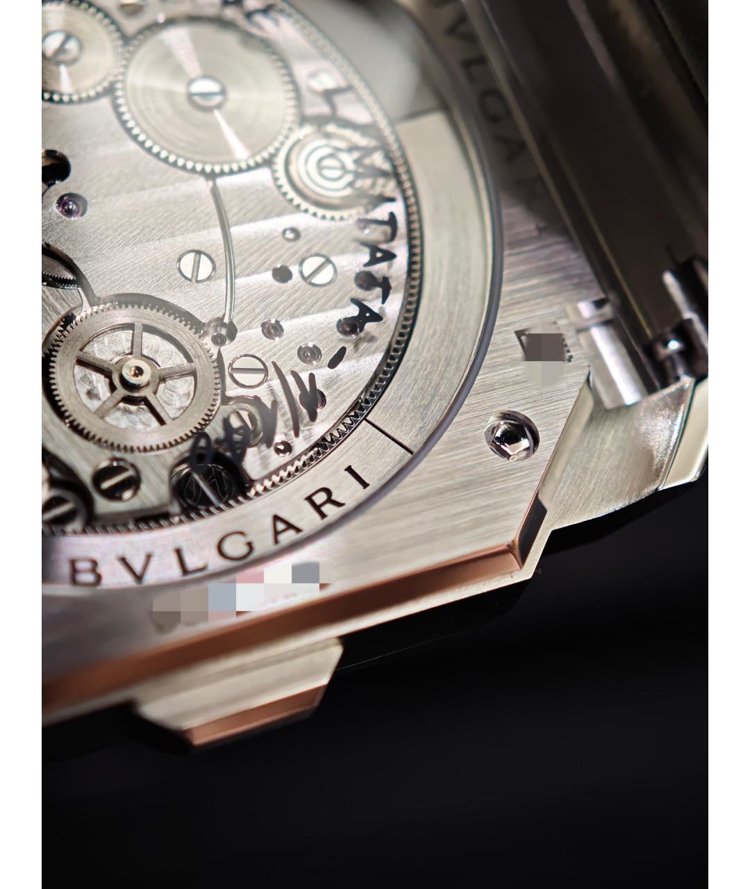 BVLGARI Белые металлические часы, фото 8