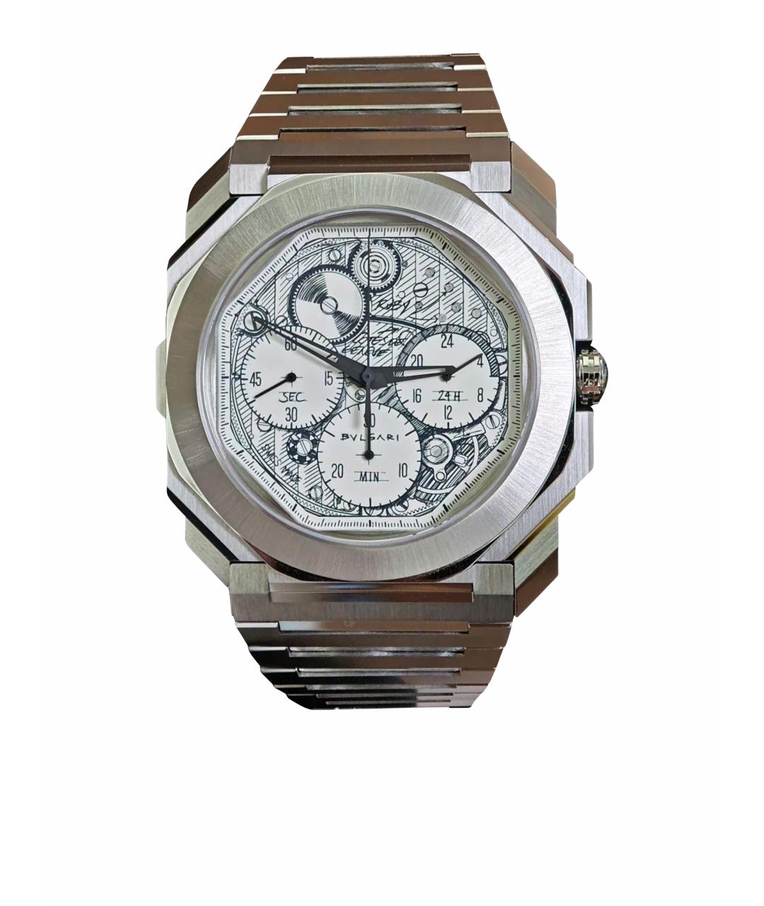 BVLGARI Белые металлические часы, фото 1