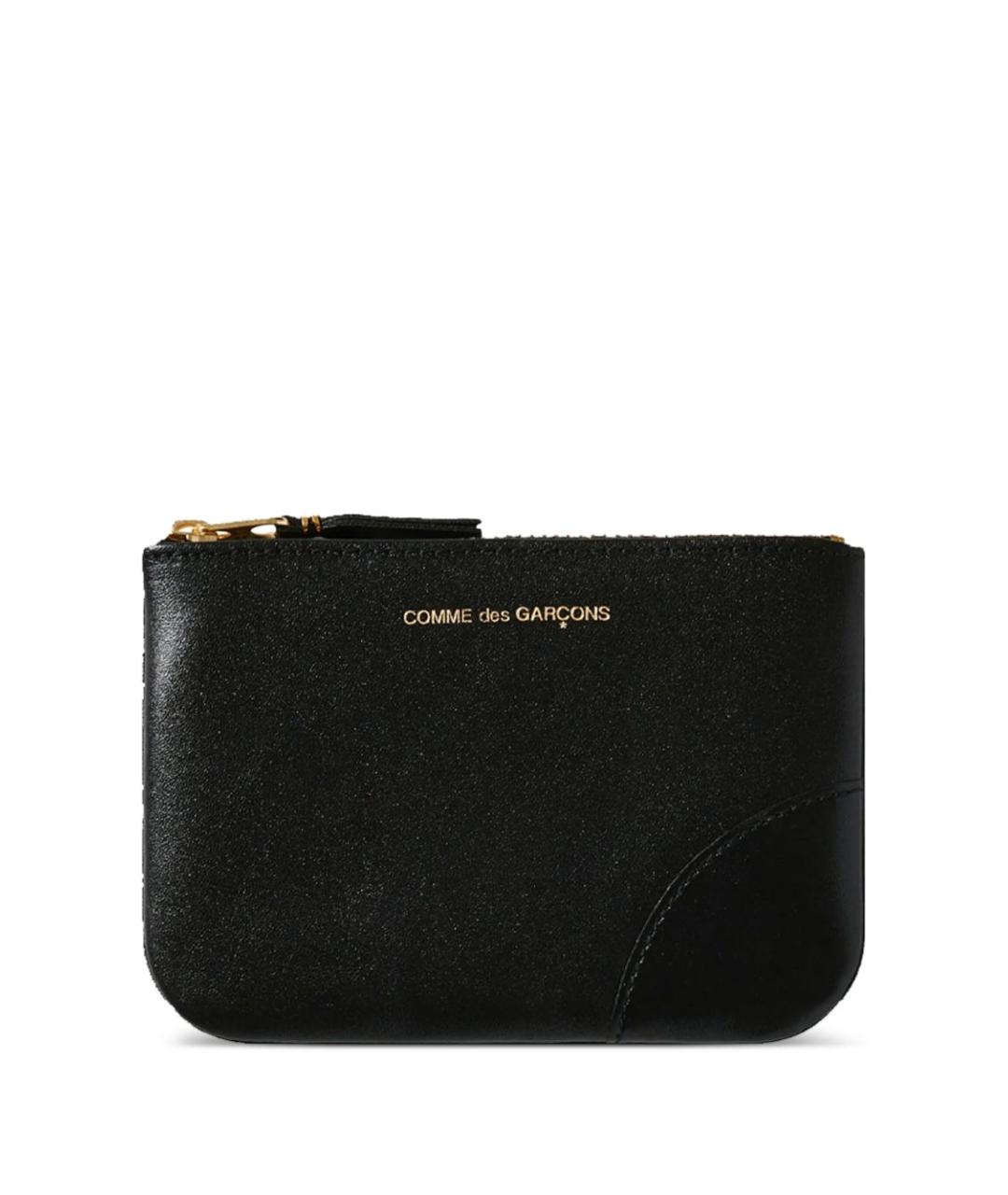 COMME DES GARÇONS WALLET Черный кожаный кошелек, фото 1