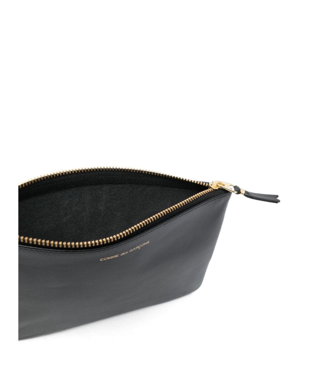 COMME DES GARÇONS WALLET Черный кожаный кошелек, фото 2